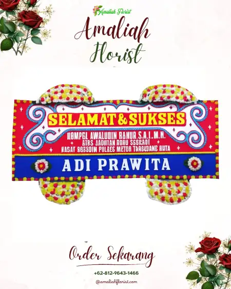 Papan Bunga Ucapan Selamat Poncowati